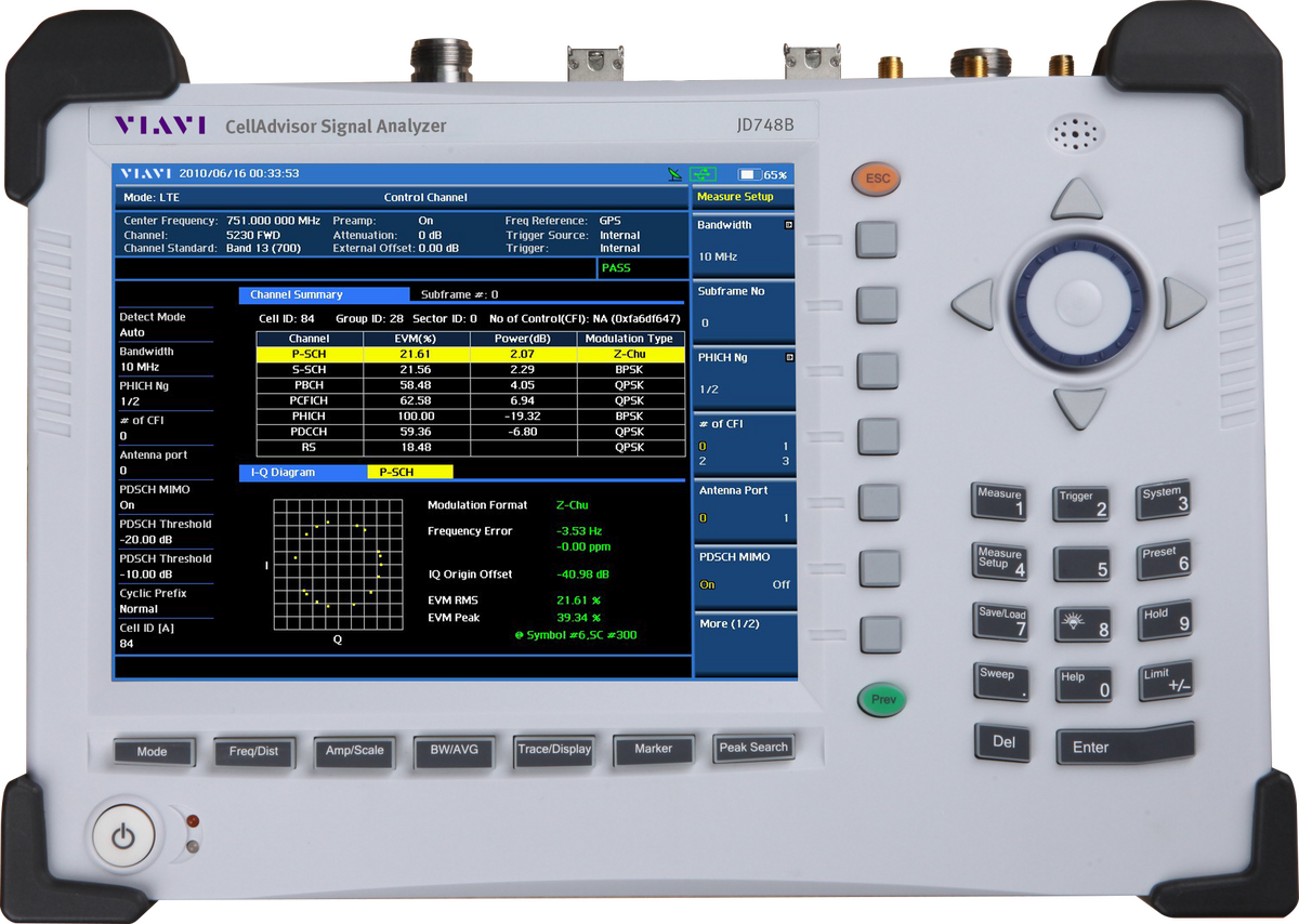 Analizador de señal CellAdvisor JD748B, JD788B